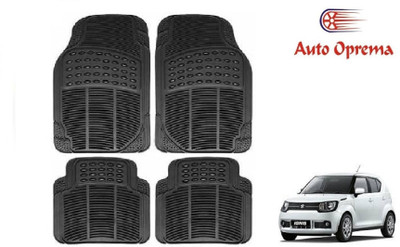 Auto Oprema Rubber Standard Mat For  Maruti Suzuki Ignis(Black)