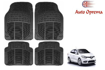 Auto Oprema Rubber Standard Mat For  Renault Fluence(Black)