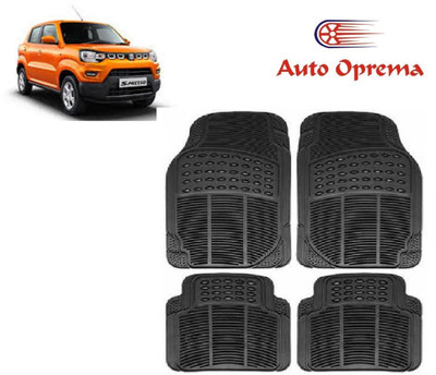 Auto Oprema Rubber Standard Mat For  Maruti Suzuki S-Presso(Black)