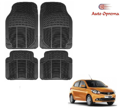 Auto Oprema Rubber Standard Mat For  Tata Tiago(Black)