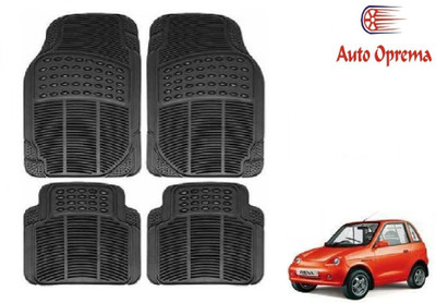 Auto Oprema Rubber Standard Mat For  Mahindra Reva(Black)