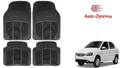 Auto Oprema Rubber Standard Mat For  Tata Indigo(Black)
