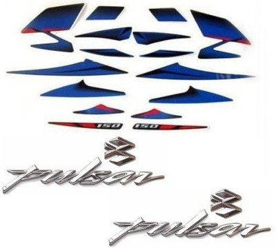 HRBull Sticker & Decal for Bike(Black, Blue, Red)
