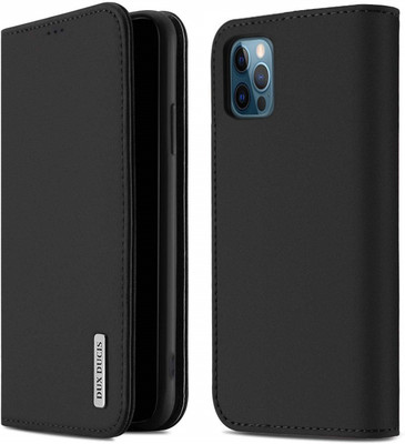 DHAN GTB Flip Cover for Apple iphone 12 Pro Max(6.7 inch)(Black, Grip Case)