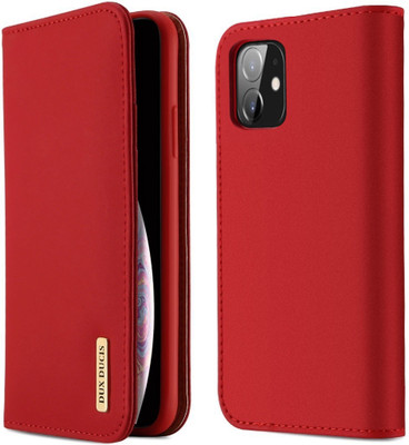 DHAN GTB Flip Cover for Apple iphone 12 mini(5.4 inch)(Red, Grip Case)