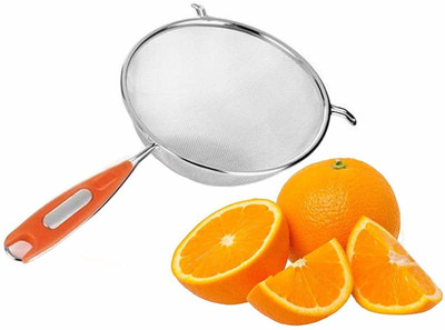 Dasya Enterprises Stainless Steel Soup & Juice Strainer/Liquid Filter-15 cm (Set of 1, Silver) Collapsible Strainer(Silver Pack of 1)