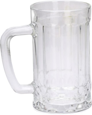 Somil Stylish Designer , Glass, Transparent, 410 Ml We025 Glass Beer Mug(410 ml)