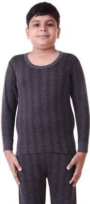 ANIXA Top For Boys(Grey, Pack of 1)