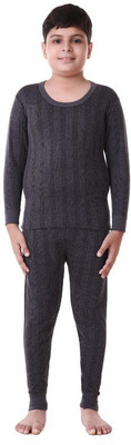 ANIXA Top - Pyjama Set For Boys(Grey, Pack of 1)