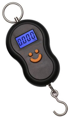 SFD Portable Electronic Digital LCD Pocket Weighing Hanging Scale for Travel Luggage Weighing Scale Weighing Scale(Black)