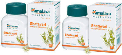 HIMALAYA Shatavari for Women's Wellness (Pack of 2)(Pack of 2, 120 Tablets)