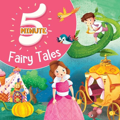 5 Minute Fairy Tales - Premium Quality Padded & Glittered Book(Hardcover, pegasus)