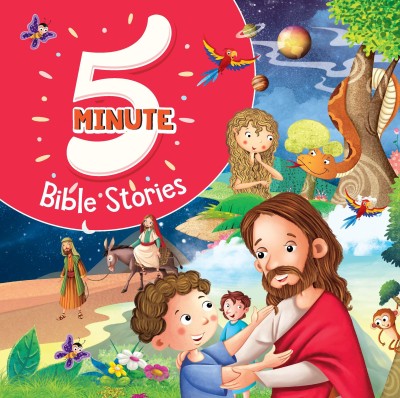 5 Minute Bible Stories - Premium Quality Padded & Glittered Book(Hardcover, PEGASUS)