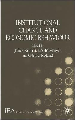Institutional Change and Economic Behaviour(English, Hardcover, unknown)