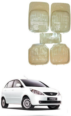 arneja trading company Rubber, PVC Standard Mat For  Tata Indica Vista(Beige)