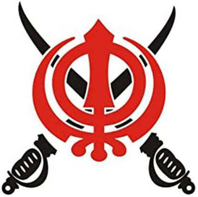 KICKWIX Sticker & Decal for Car & Bike(Red, Black)