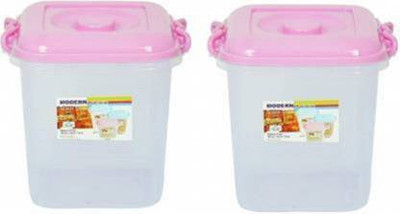 YASHODEEP PLASTIC Plastic Utility Container  - 13 L(Pack of 2, Pink)