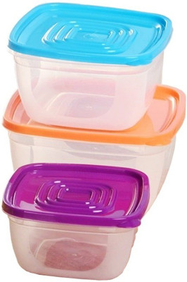 JAGUAR PLASTIQUE Plastic Utility Container  - 690 ml(Pack of 3, Multicolor)