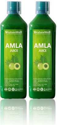 Naturewell Ultra Amla Juice Natural Juice for Building Immunity and Digestion Booster (PACK OF 2)(1000 ml)