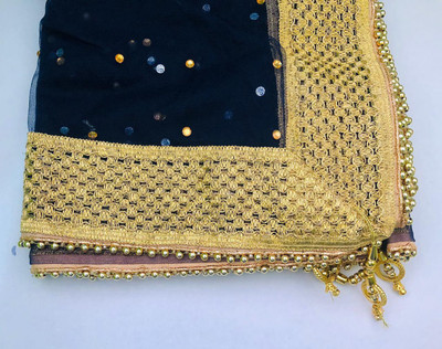 APNA KAPDA BAZAAR Net Embroidered Women Dupatta