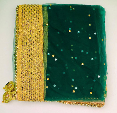 APNA KAPDA BAZAAR Net Embroidered Women Dupatta