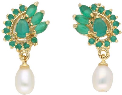 Sri Jagdamba Pearls Kiara Pearl Earrings Pearl Alloy Stud Earring