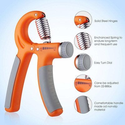 KORBAX Adjustable Hand Grip Strengthener For Men And Women Hand Grip/fitness Grip Hand Grip/Fitness Grip