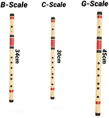Blue Panther B-Scale, C-Scale, G-Scale Bamboo Flute(45 cm)