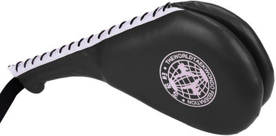 XIOMI Taekwondo Kick Pad (Double Thick) Kicking Shield (Black/blue) Kicking Shield(Black, White)