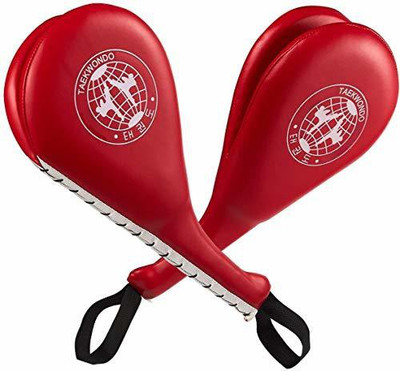 EAGLE Pack of 2 Taekwondo Durable Kick Pad Target Tae Kwon Do Karate Kickboxing Training Focus Pad(Red)