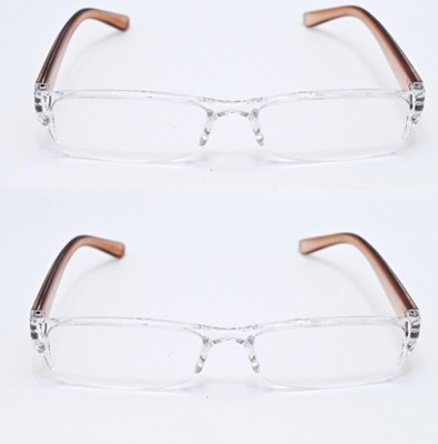 SAN EYEWEAR Half Rim (+2.50) Rectangle Reading Glasses(48 mm)