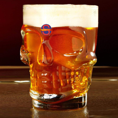 Somil Multipurpose Beer Mug Glass Set With Handle Set Of 1 Glass Beer Mug(450 ml, Glass, Clear)