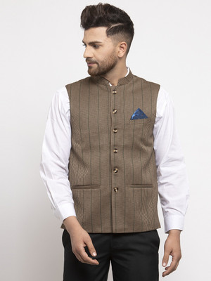 NEUDIS Sleeveless Checkered Men Jacket