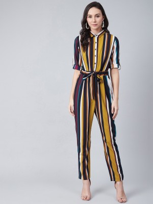 RARE Striped Women Jumpsuit