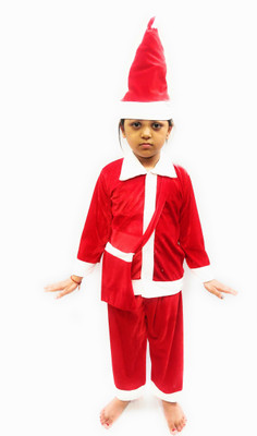 Shree Balaji Fancy Dress Santa Claus Costume Christmas Dress for Kids Kids Costume Wear