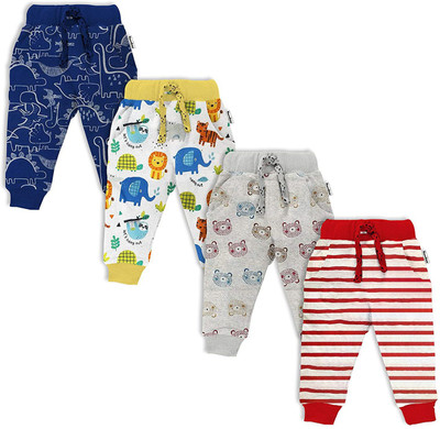 NammaBaby Track Pant For Baby Boys & Baby Girls(Multicolor, Pack of 4)