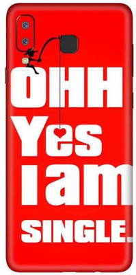 aadia SAMSUNG GALAXY A8 STAR Mobile Skin(Red and white)