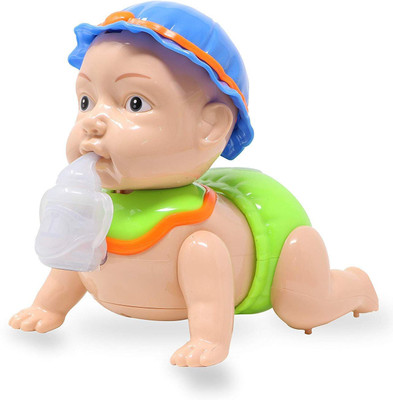 LooknlveSports Talking Baby Toy |Weeping| Naughty |Crawling Baby Toy |With Lighting |Music| Educational Toy |Best Gift For New Born Baby(Multicolor)