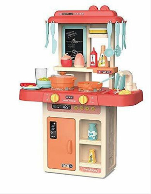 Shivanta Enterprise 36-Piece Kitchen Set (Kids Kitchen Play Set with Light & Sound Cooking Kitchen Set Play Toy)