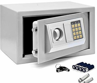 Gobbler GBLER GS-200L Digital Electronic Safe Metal Locker Box for Home and Office | Ideal for Jewellery Money Valuables - Light Grey Safe Locker(Digital, Keypad)