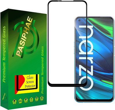 Pasiphae Edge To Edge Tempered Glass for Realme Narzo 20 Pro(Pack of 1)