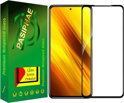 Pasiphae Edge To Edge Tempered Glass for Poco X3(Pack of 1)