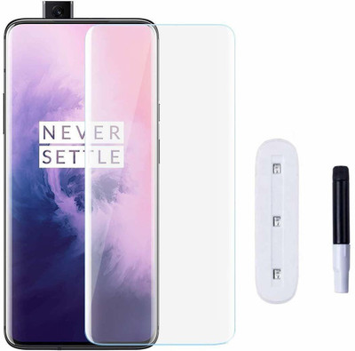 SOLIVAGANT Edge To Edge Tempered Glass for OnePlus 7T Pro(Pack of 1)