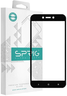 Sprig Edge To Edge Tempered Glass for Sprig Edge To Edge Tempered Glass for Mi Redmi 5A, Mi Redmi 5A, 5A (Pack of 1)(Pack of 1)