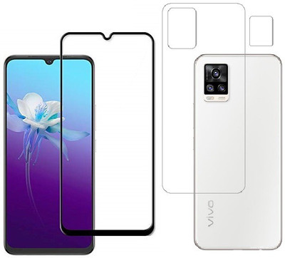 Vatsin Front and Back Tempered Glass for ViVO Y73(Pack of 3)