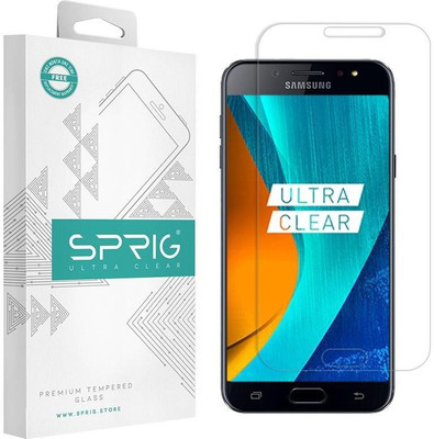 Sprig Tempered Glass Guard for Sprig Tempered Glass Guard for Samsung Galaxy J7 Plus, Samsung Galaxy J7 Plus, Samsung Galaxy J7 Plus, J7 Plus (Pack of 1)(Pack of 1)