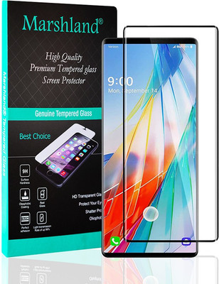 MARSHLAND Tempered Glass Guard for LG Wing 5G 3D Curved Full Flue(Pack of 1)