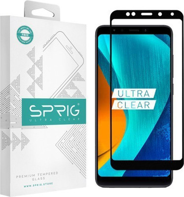 Sprig Edge To Edge Tempered Glass for Sprig Edge To Edge Tempered Glass for Mi Redmi Note 5, Note 5, Mi Redmi Note 5 (Pack of 1)(Pack of 1)