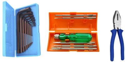 Inditools (Pack of 3 tools) Standard Screwdriver Set(Pack of 3)