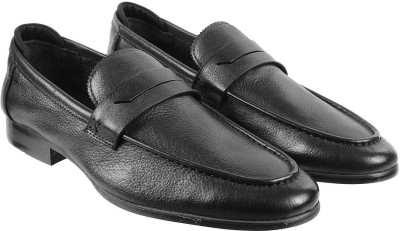 METRO Mocassin For Men(Black , 9)